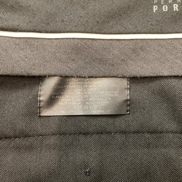 Perry Ellis Portfolio Men's Dress Pants, Black, 32x30, Polyester - Picture 4 of 8